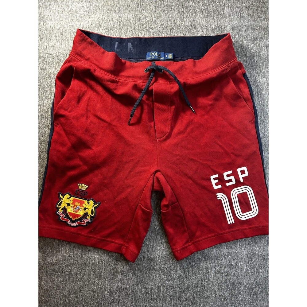 Polo Ralph Lauren Spain National Team World Cup Shorts Men's Size SP Red - 9"